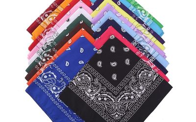 Discharge Printing Bandanas